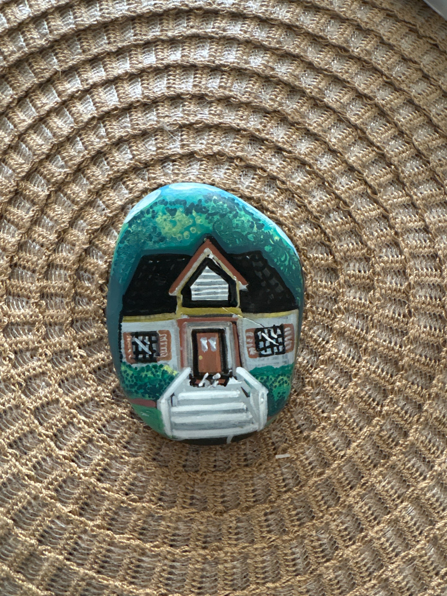 Custom Housewarming Gift- Painted Stone