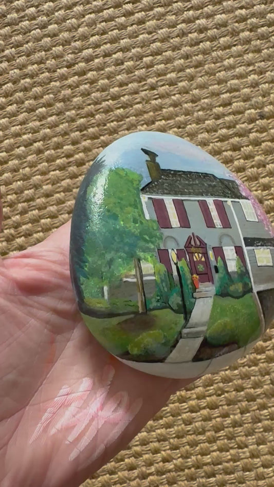 Hand Painted Stone 5-6”